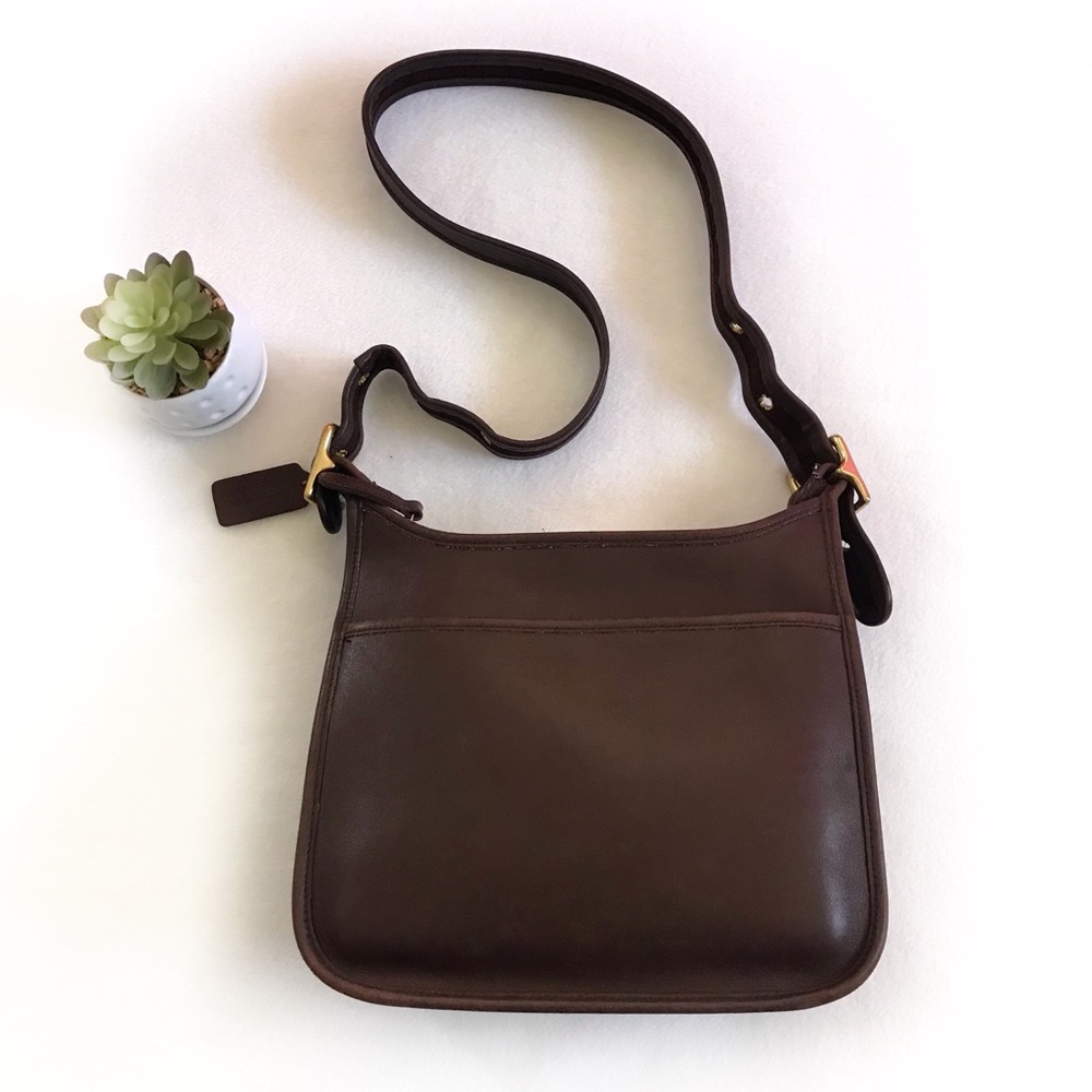 Vintage Coach Legacy Style # 9966 Deep Brown Bag